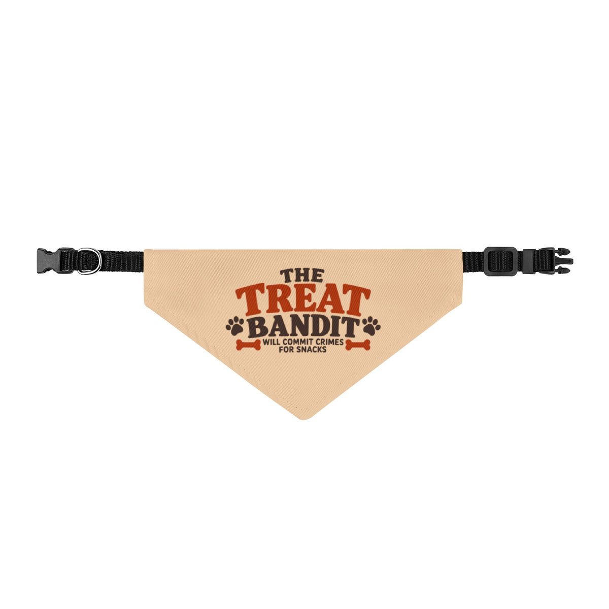 The Treat Bandit | Funny Dog Personality Clip-On Bandana